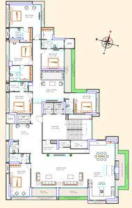 Project Image of 2212.31 - 2453.1 Sq.ft 4 BHK Apartment for buy in The Platinum River