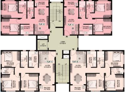 Project Image of 573.0 - 813.0 Sq.ft 2 BHK Apartment for buy in Shree Balaji Residency