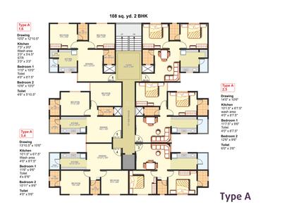 Project Image of 630.0 - 1026.0 Sq.ft 1 BHK Apartment for buy in Art Shree Vishnudhara Homes