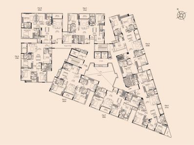 Project Image of 1886.0 - 2608.0 Sq.ft 3 BHK Apartment for buy in Appaswamy Parkhouse Mews