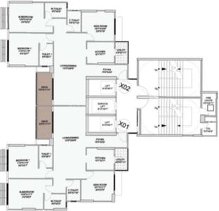 Project Image of 985 Sq.ft 3 BHK Apartment / Flat for sale in Bandra East for Rs. 58100000