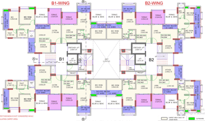 Project Image of 656.0 - 995.0 Sq.ft 1 BHK Apartment for buy in Unnati Gagan Cefiro