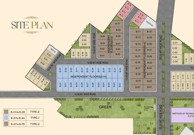 Project Image of 1347.73 - 1520.0 Sq.ft 3 BHK Independent Floor for buy in One Group The Clermont