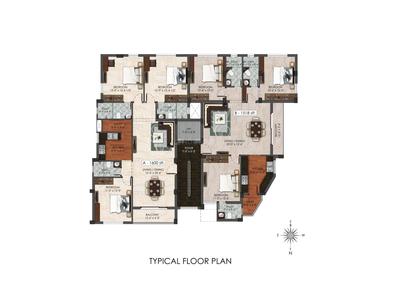 Project Image of 1518.0 - 1600.0 Sq.ft 3 BHK Apartment for buy in Aara Venus Signature
