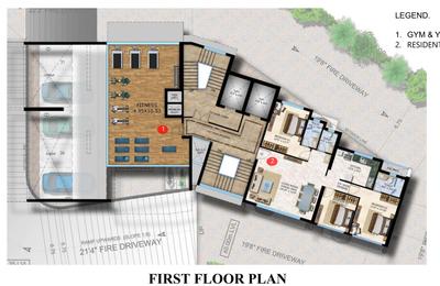 Land Krishna Kuteera Land Trades Krishna Kuteera Cluster Plan for 1st Floor 1
