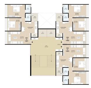 Project Image of 611.07 - 1368.0 Sq.ft 2 BHK Apartment for buy in Maxima