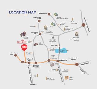 Project Image of 1025 Sq.ft 2 BHK Apartment / Flat for sale in Chandanagar for Rs. 8000000