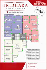 Project Image of 1038.0 - 1160.0 Sq.ft 3 BHK Apartment for buy in Tridhara Apartment