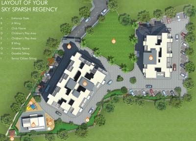 Project Image of 420.0 - 985.0 Sq.ft 1 RK Apartment for buy in Sky Sparsh Regency