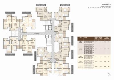 Project Image of 703.21 - 980.0 Sq.ft 2 BHK Apartment for buy in Mangalam Melizma