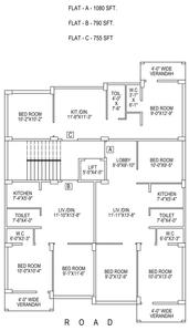 Sampurna Samdev Plaza Samdev Plaza Typical Cluster Plan 1