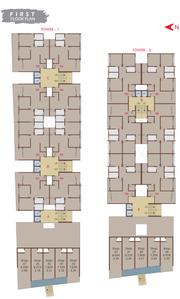 Project Image of 689.32 - 973.06 Sq.ft 2 BHK Apartment for buy in Seven Star Taiba Platinum