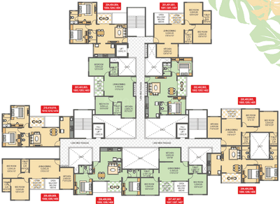 Project Image of 675.55 - 707.73 Sq.ft 2 BHK Apartment for buy in Mont Vert Kingstown