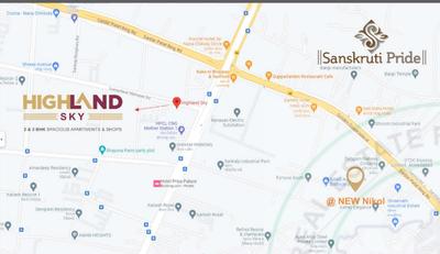 Project Image of 1350 Sq.ft 2 BHK Apartment / Flat for sale in Nana Chiloda for Rs. 5100000