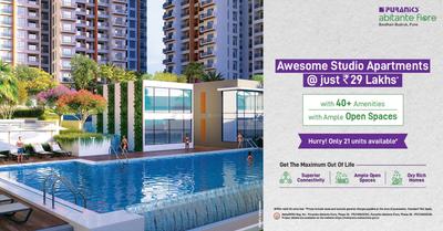Project Image of 285.0 - 908.0 Sq.ft 1 RK Apartment for buy in Puraniks Abitante Fiore Phase 2B