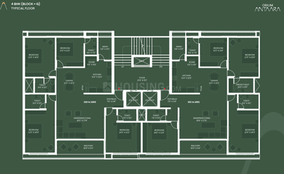 Project Image of 1162.5 - 1669.91 Sq.ft 3 BHK Apartment for buy in K3 Orium Antaara