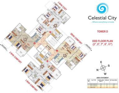 Project Image of 517.96 - 1310.0 Sq.ft 2 BHK Apartment for buy in Pharande Celestial City