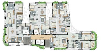 Project Image of 1789.0 - 2659.0 Sq.ft 3 BHK Apartment for buy in Veegaland Amora