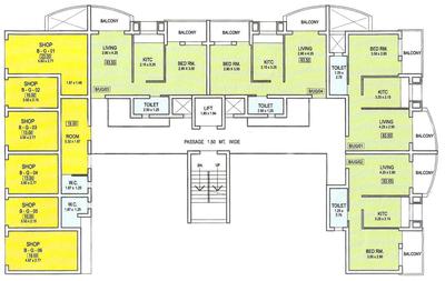 Project Image of 683.0 - 1400.0 Sq.ft 1 BHK Apartment for buy in Heritage Princess
