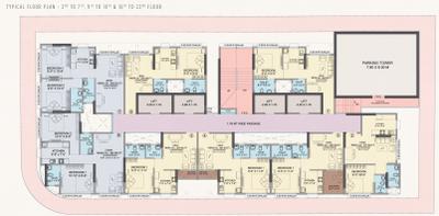 Project Image of 340.0 - 550.0 Sq.ft 1 BHK Apartment for buy in M K Oasis