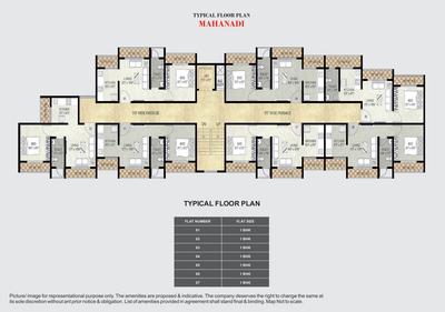 Project Image of 353.0 - 480.0 Sq.ft 1 BHK Apartment for buy in Laxmi Aangan Mahanadi Krishna And Ganga