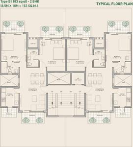 Project Image of 1090.0 - 4362.0 Sq.ft 2 BHK Apartment for buy in Lotus Greens Woodview Residences