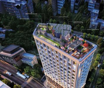 Project Image of 440.0 - 650.0 Sq.ft 1 BHK Apartment for buy in Platinum 53 West