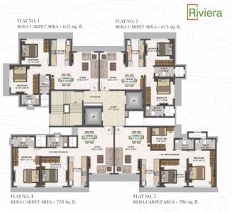 Project Image of 416.0 - 419.0 Sq.ft 1 BHK Apartment for buy in Trishabh Greens Wing B