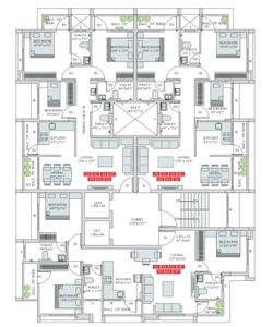Project Image of 767.22 - 818.79 Sq.ft 3 BHK Apartment for buy in Metrocity Destiny