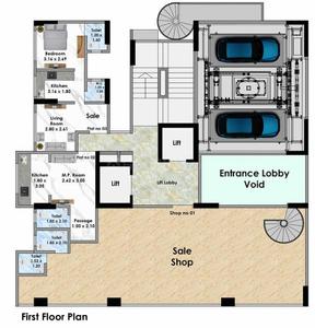 Project Image of 224.97 - 929.57 Sq.ft 1 BHK Apartment for buy in Mass Mondeal