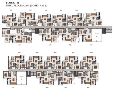 Project Image of 1057.0 - 2428.0 Sq.ft 2 BHK Apartment for buy in Casagrand Zodiac
