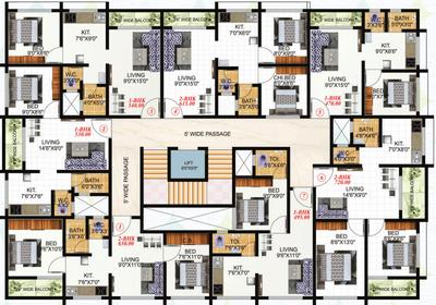 Project Image of 470.0 - 720.0 Sq.ft 1 BHK Apartment for buy in Prajapati Veer Heights