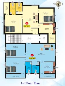 Project Image of 951.0 - 1066.0 Sq.ft 2 BHK Apartment for buy in Crown INBA Apartment