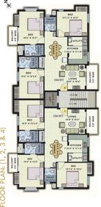 Project Image of 1264.0 - 1800.0 Sq.ft 3 BHK Apartment for buy in Navins Sumathi