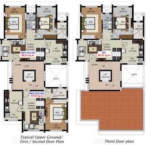 Project Image of 727.0 - 951.0 Sq.ft 1 BHK Apartment for buy in Prabhudessai Mysa