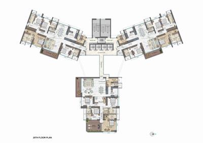 Project Image of 2955.0 - 3600.0 Sq.ft 4 BHK Apartment for buy in Wadhwa Panorama