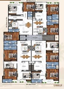 Project Image of 1595.0 - 1965.0 Sq.ft 3 BHK Builder Floor for buy in Realcon Silver Oak Tower III