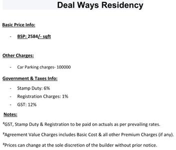 Project Image of 600.0 - 625.0 Sq.ft 2 BHK Apartment for buy in Deal Ways Residency