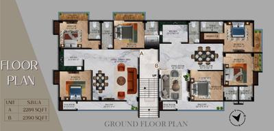 Project Image of 2283.0 - 2619.0 Sq.ft 3 BHK Apartment for buy in Nikita Vrindaban Residency