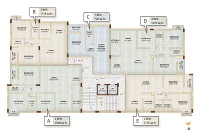 Project Image of 720.0 - 1500.0 Sq.ft 1 BHK Apartment for buy in Multicon Sigma