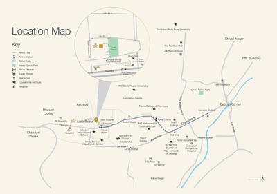 Project Image of 1230 Sq.ft 2 BHK Apartment / Flat for sale in Kothrud for Rs. 14500000