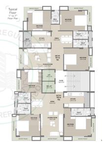 Project Image of 944.53 - 947.22 Sq.ft 3 BHK Apartment for buy in New Rivera Apartment