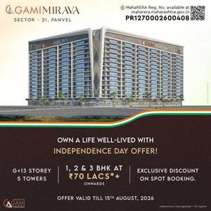 Project Image of 1030 Sq.ft 2 BHK Apartment / Flat for sale in Panvel for Rs. 10300000