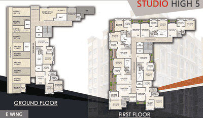 Project Image of 290.0 - 317.0 Sq.ft 1 BHK Apartment for buy in Sonu Studio High 5