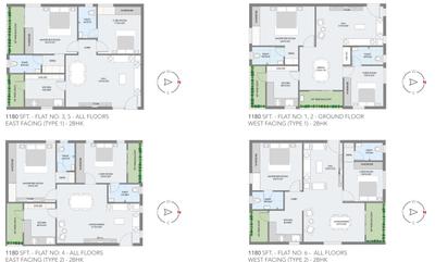 Project Image of 1180.0 - 1490.0 Sq.ft 2 BHK Apartment for buy in Akruthi Stavya