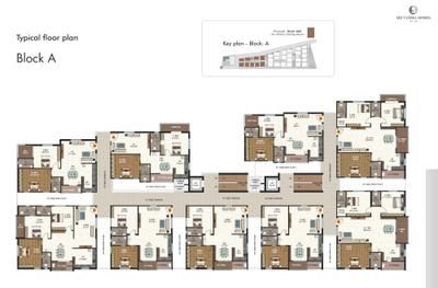 Project Image of 1176.0 - 1697.0 Sq.ft 2 BHK Apartment for buy in Sri Vathsas Sterling Abode