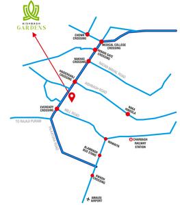Imperial Aishbagh Gardens Location Plan 2