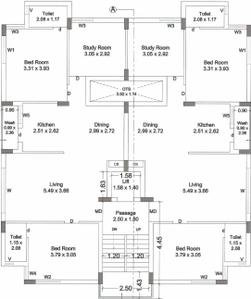Project Image of 0.0 - 829.04 Sq.ft 2.5 BHK Apartment for buy in Madhav Green Ice