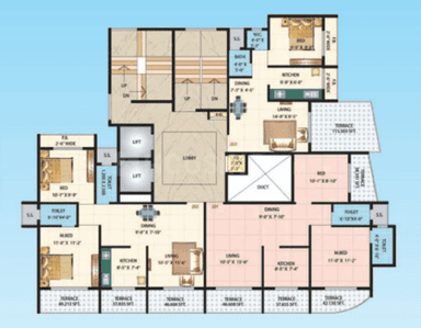 Project Image of 1232 Sq.ft 2 BHK Apartment / Flat for sale in Kharghar for Rs. 7700000