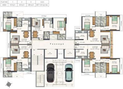 Project Image of 436.0 - 1354.0 Sq.ft 1 BHK Apartment for buy in Swamiraj Kuber Heights
